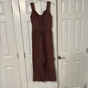 Old Navy Pinkish/ Brown coveralls romper size small